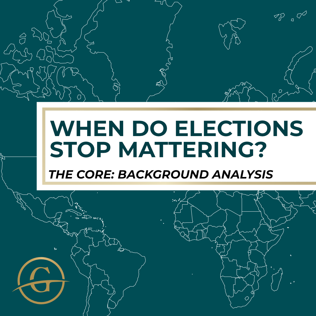 When do elections do stop mattering?